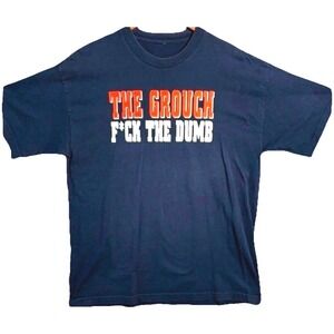 Vintage The Grouch"F*ck The Dumb' T-shirt Size XL Blue Living Legends Hip Hop